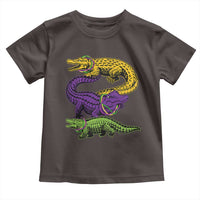 Aligator Crocodiles Louisiana Mardi Gras Toddler T Shirt