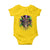 Mardi Gras Sugar Skull Baby Onesie Fat Tuesday