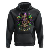 Mardi Gras Sugar Skull Hoodie Fat Tuesday