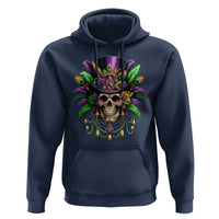 Mardi Gras Sugar Skull Hoodie Fat Tuesday