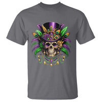 Mardi Gras Sugar Skull T Shirt Fat Tuesday