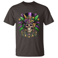 Mardi Gras Sugar Skull T Shirt Fat Tuesday