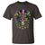 Mardi Gras Sugar Skull T Shirt Fat Tuesday