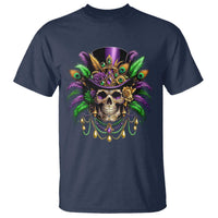 Mardi Gras Sugar Skull T Shirt Fat Tuesday