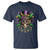 Mardi Gras Sugar Skull T Shirt Fat Tuesday