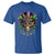 Mardi Gras Sugar Skull T Shirt Fat Tuesday