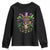 Mardi Gras Sugar Skull Youth Sweatshirt Fat Tuesday