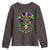 Mardi Gras Sugar Skull Youth Sweatshirt Fat Tuesday