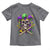 Mardi Gras Jester Skull Toddler T Shirt New Orleans Skeleton Beads