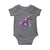 Mardi Gras Baby Onesie Jester Skeleton Skull Lovers