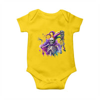 Mardi Gras Baby Onesie Jester Skeleton Skull Lovers