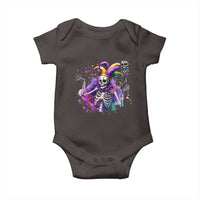 Mardi Gras Baby Onesie Jester Skeleton Skull Lovers