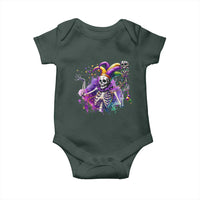 Mardi Gras Baby Onesie Jester Skeleton Skull Lovers