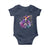 Mardi Gras Baby Onesie Jester Skeleton Skull Lovers