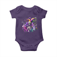 Mardi Gras Baby Onesie Jester Skeleton Skull Lovers