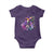 Mardi Gras Baby Onesie Jester Skeleton Skull Lovers