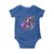 Mardi Gras Baby Onesie Jester Skeleton Skull Lovers