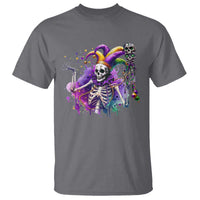 Mardi Gras T Shirt Jester Skeleton Skull Lovers