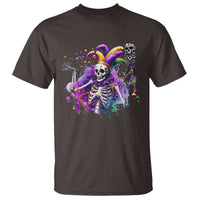 Mardi Gras T Shirt Jester Skeleton Skull Lovers
