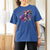 Mardi Gras T Shirt For Women Jester Skeleton Skull Lovers