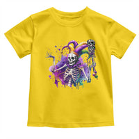 Mardi Gras Toddler T Shirt Jester Skeleton Skull Lovers