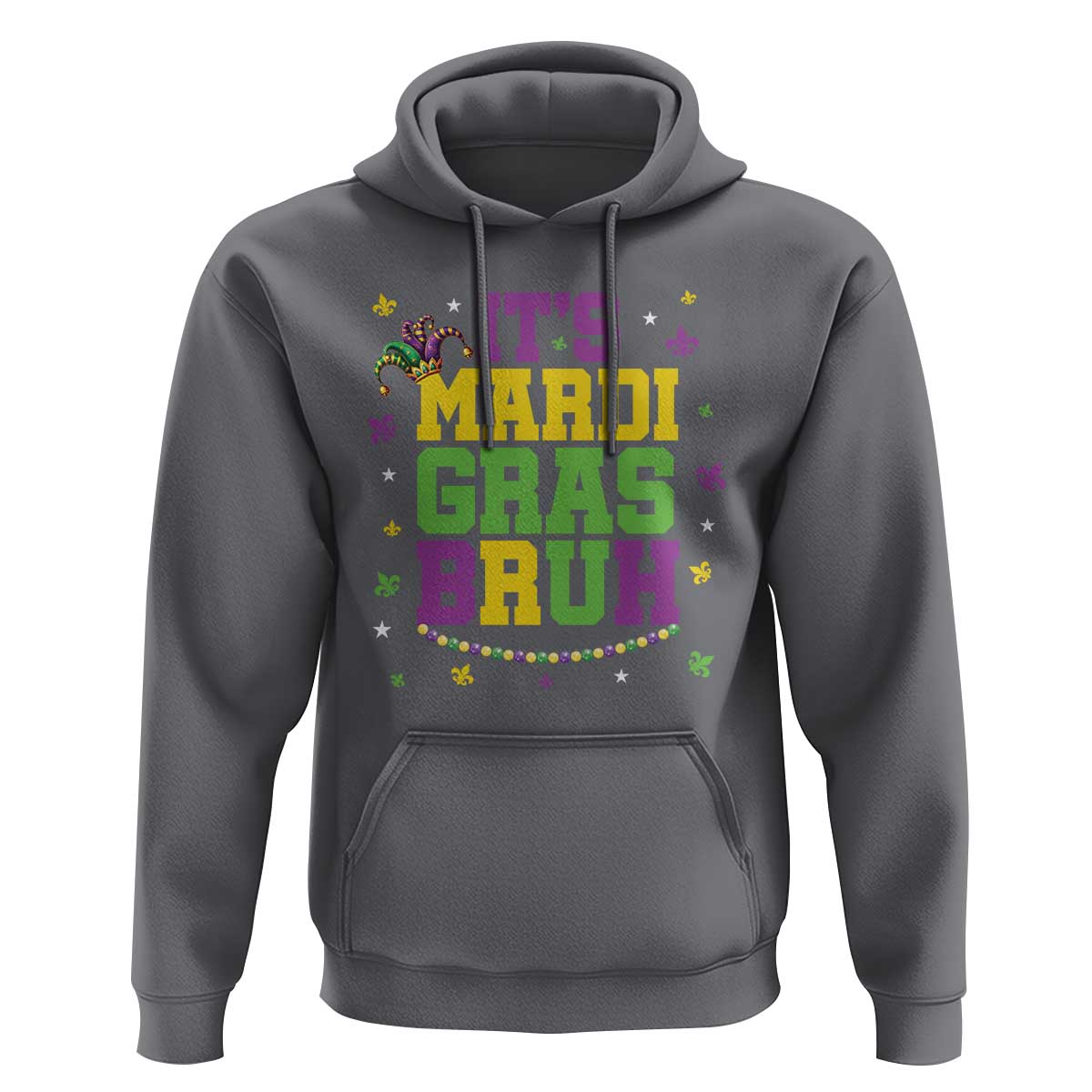 Bruh Mardi Gras Hoodie Funny Fat Tuesday Teens Boys Kids