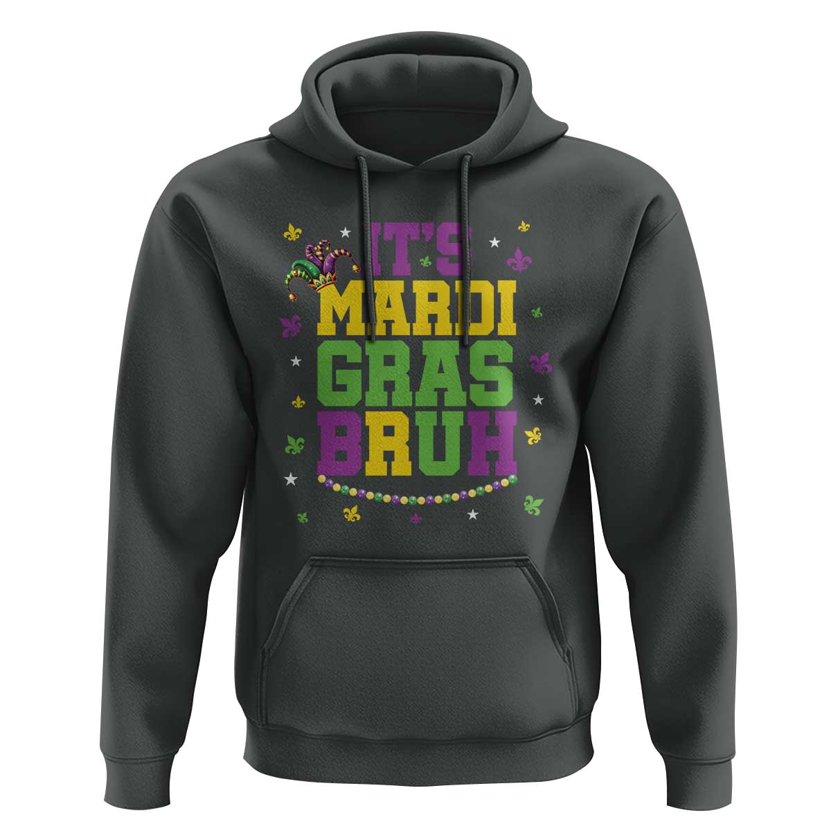 Bruh Mardi Gras Hoodie Funny Fat Tuesday Teens Boys Kids