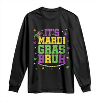 Bruh Mardi Gras Long Sleeve Shirt Funny Fat Tuesday Teens Boys Kids