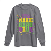 Bruh Mardi Gras Long Sleeve Shirt Funny Fat Tuesday Teens Boys Kids
