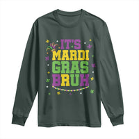 Bruh Mardi Gras Long Sleeve Shirt Funny Fat Tuesday Teens Boys Kids