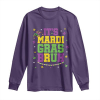 Bruh Mardi Gras Long Sleeve Shirt Funny Fat Tuesday Teens Boys Kids