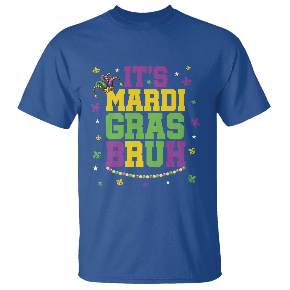Bruh Mardi Gras T Shirt Funny Fat Tuesday Teens Boys Kids