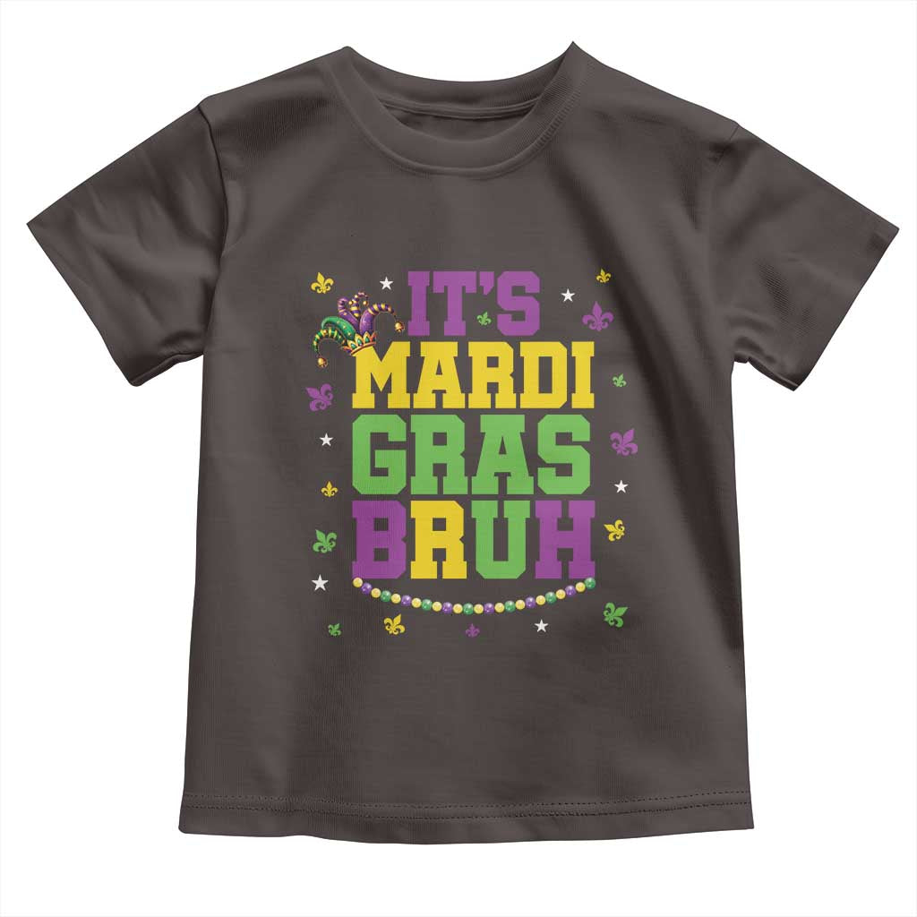 Bruh Mardi Gras Toddler T Shirt Funny Fat Tuesday Teens Boys Kids
