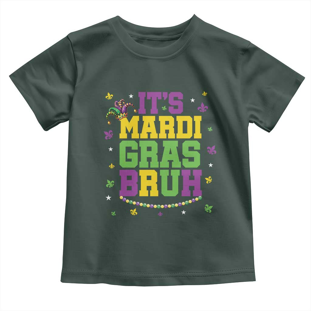Bruh Mardi Gras Toddler T Shirt Funny Fat Tuesday Teens Boys Kids