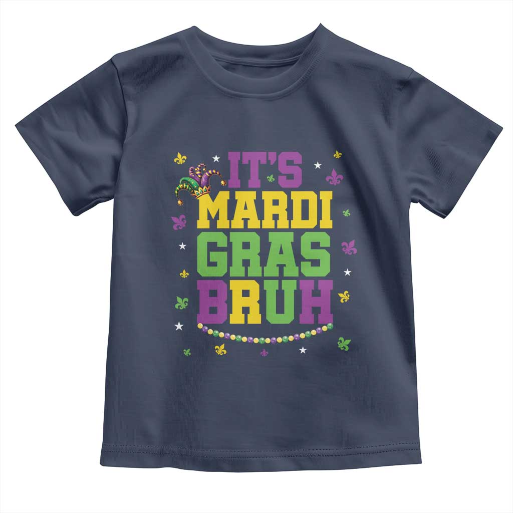 Bruh Mardi Gras Toddler T Shirt Funny Fat Tuesday Teens Boys Kids