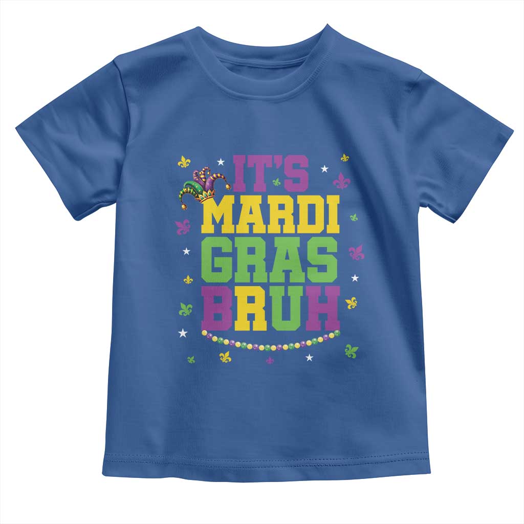 Bruh Mardi Gras Toddler T Shirt Funny Fat Tuesday Teens Boys Kids