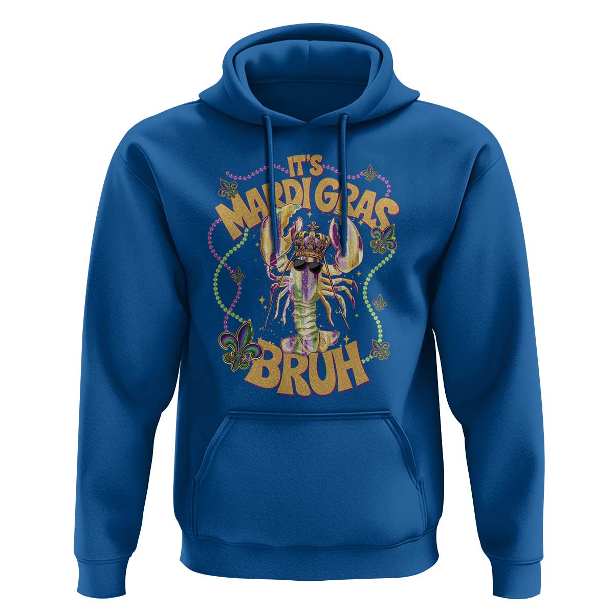 Funny Mardi Gras Bruh Hoodie Dabbing Boy Teens Kids New Orleans Trip Jester Outfit