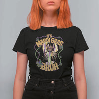 Funny Mardi Gras Bruh T Shirt For Women Dabbing Boy Teens Kids New Orleans Trip Jester Outfit