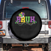 Bruh Mardi Gras Spare Tire Cover Carnival New Orleans Trip Parade Outfit Teens Boys Kids - Wonder Print Shop