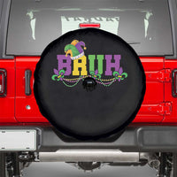 Bruh Mardi Gras Spare Tire Cover Carnival New Orleans Trip Parade Outfit Teens Boys Kids - Wonder Print Shop
