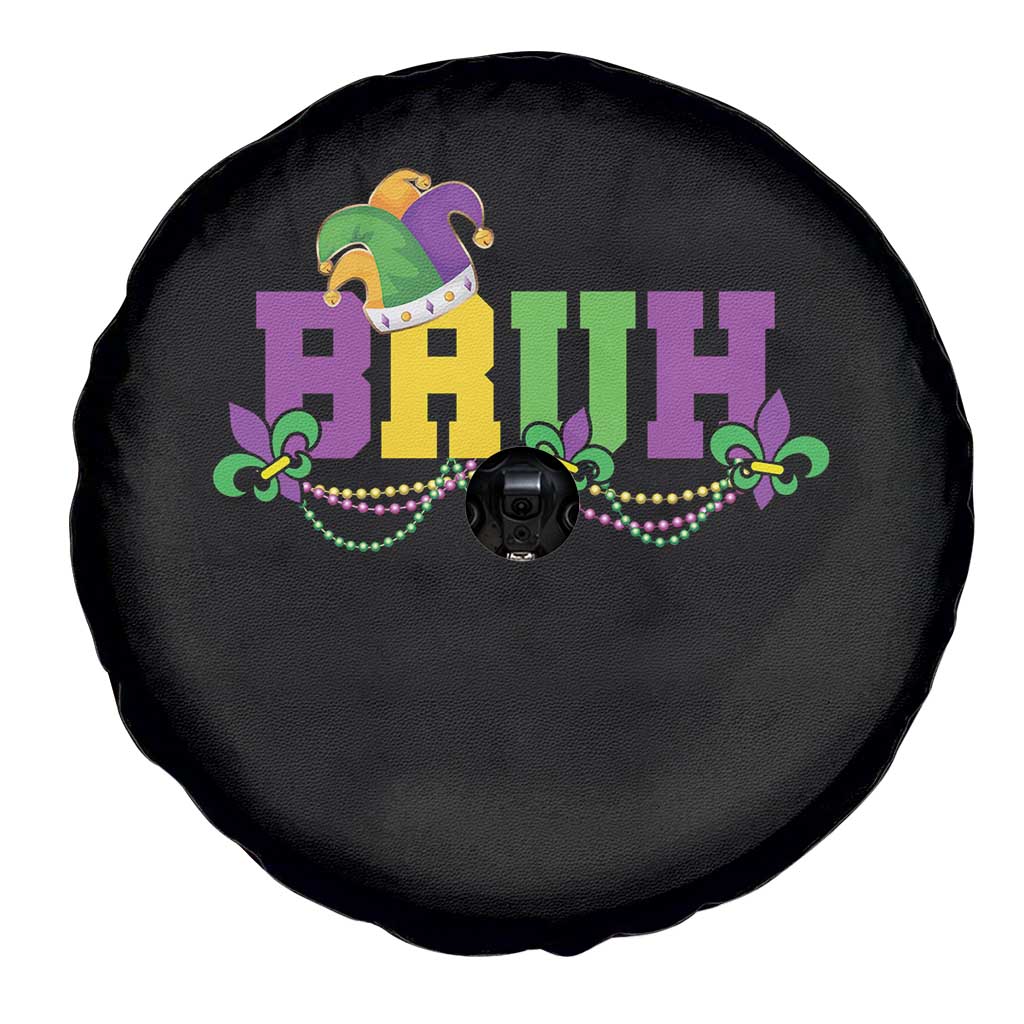 Bruh Mardi Gras Spare Tire Cover Carnival New Orleans Trip Parade Outfit Teens Boys Kids - Wonder Print Shop