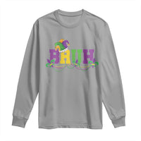 Bruh Mardi Gras Long Sleeve Shirt Carnival New Orleans Trip Parade Outfit Teens Boys Kids - Wonder Print Shop