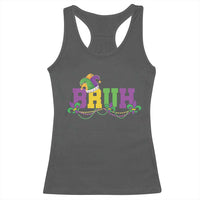Bruh Mardi Gras Racerback Tank Top Carnival New Orleans Trip Parade Outfit Teens Boys Kids - Wonder Print Shop
