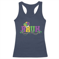Bruh Mardi Gras Racerback Tank Top Carnival New Orleans Trip Parade Outfit Teens Boys Kids - Wonder Print Shop