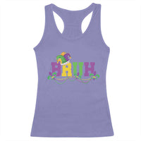 Bruh Mardi Gras Racerback Tank Top Carnival New Orleans Trip Parade Outfit Teens Boys Kids - Wonder Print Shop