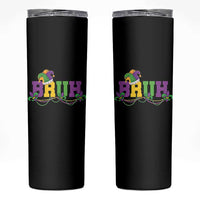 Bruh Mardi Gras Skinny Tumbler Carnival New Orleans Trip Parade Outfit Teens Boys Kids - Wonder Print Shop