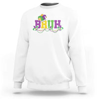 Bruh Mardi Gras Sweatshirt Carnival New Orleans Trip Parade Outfit Teens Boys Kids - Wonder Print Shop