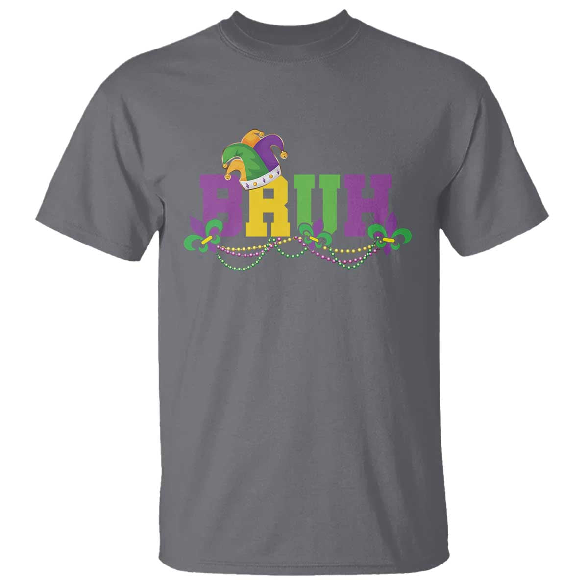 Bruh Mardi Gras T Shirt Carnival New Orleans Trip Parade Outfit Teens Boys Kids - Wonder Print Shop