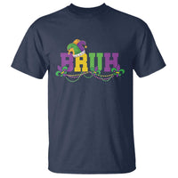 Bruh Mardi Gras T Shirt Carnival New Orleans Trip Parade Outfit Teens Boys Kids - Wonder Print Shop