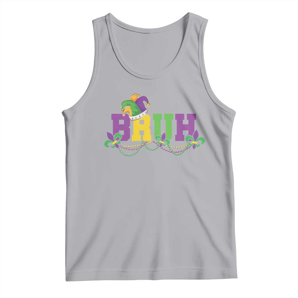 Bruh Mardi Gras Tank Top Carnival New Orleans Trip Parade Outfit Teens Boys Kids - Wonder Print Shop